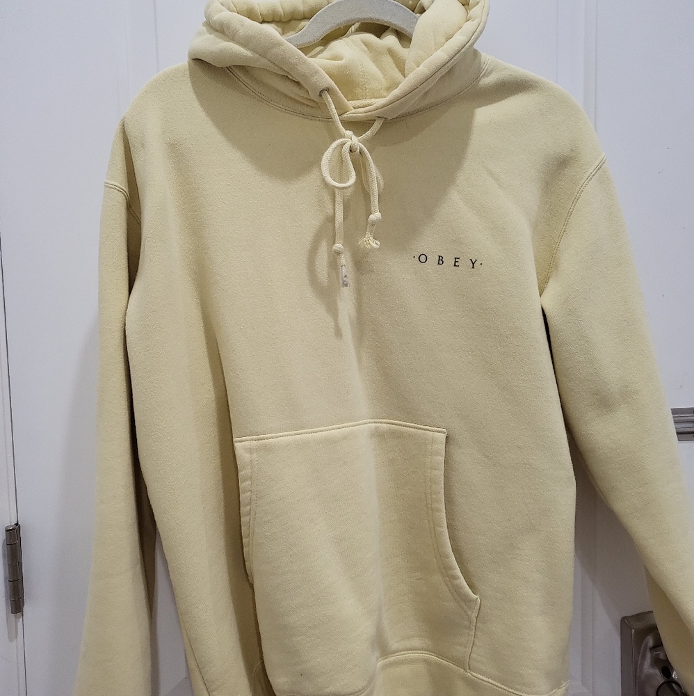 OBEY | Yellow oversized hoodie | Size M